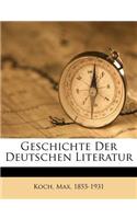 Geschichte Der Deutschen Literatur