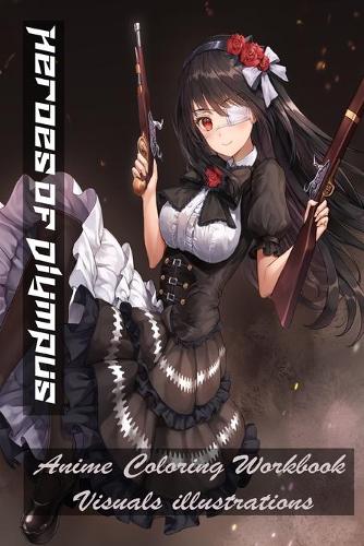 Heroes of Olympus - Anime Coloring Workbook - Visuals illustrations