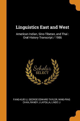Linguistics East and West