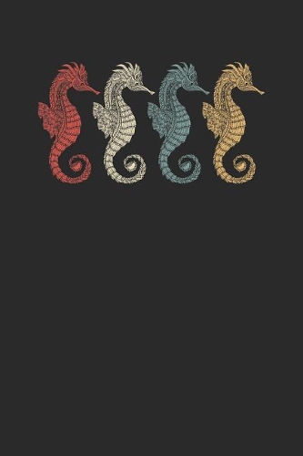 Colorful Seahorse Retro