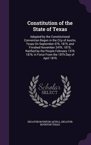 Constitution of the State of Texas