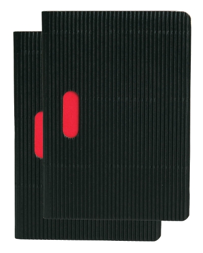 Black / Black (set of two) B7 Lined Notebooks