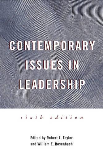 Contemporary Issues in Leadership
