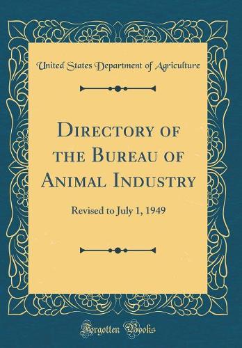 Directory of the Bureau of Animal Industry