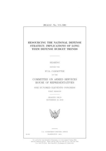 Resourcing the national defense strategy