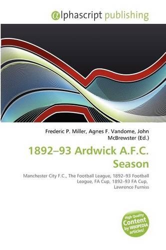 1892-93 Ardwick A.F.C. Season