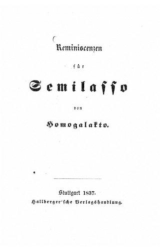 Reminiscenzen für Semilasso