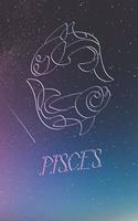 Daily Planner Pisces Zodiac Sign - 52 Weeks