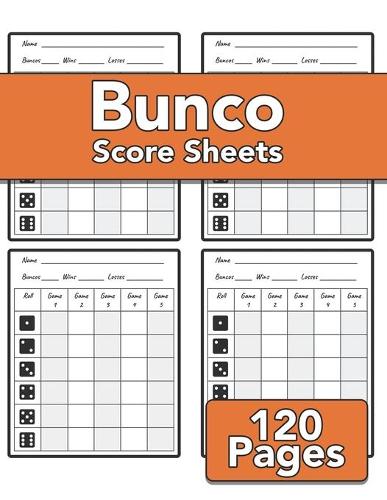 Bunco Score Sheets