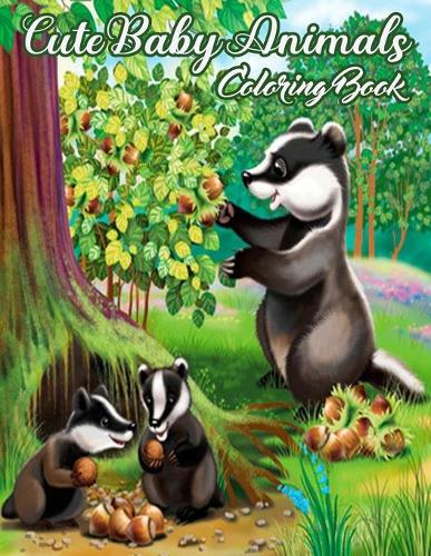 Cute Animals Coloring Book