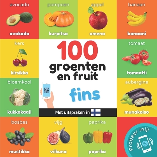 100 groenten en fruit in fins