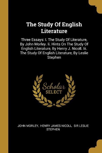 The Study Of English Literature