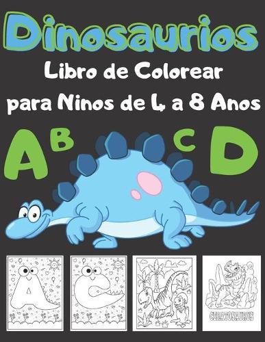 Dinosaurios Libro De Colorear Para Niños De 4 a 8