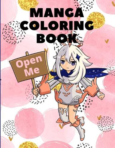 Manga coloring book