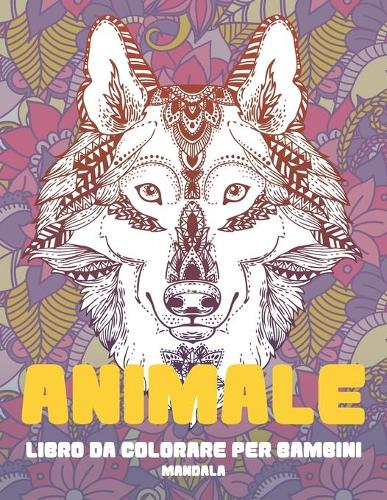 Libro da colorare per bambini - Mandala - Animale