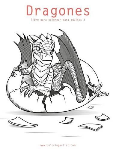 Dragones libro para colorear para adultos 3