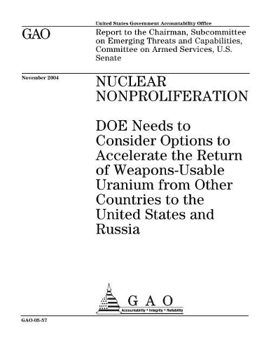 Gao-05-57 Nuclear Nonproliferation