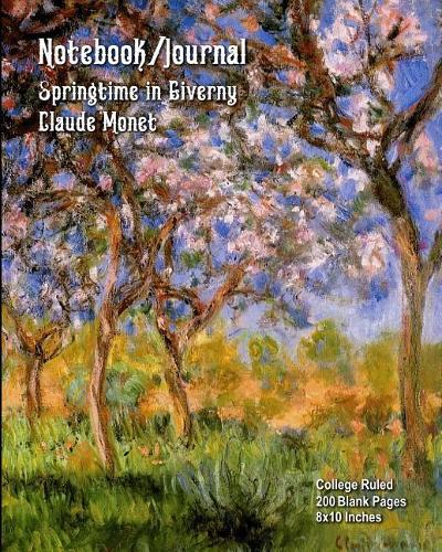 Notebook/Journal - Springtime in Giverny - Claude Monet