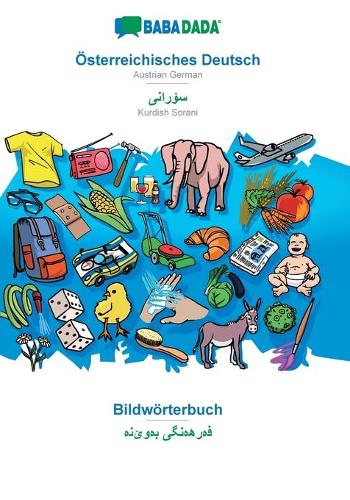 Österreichisches Deutsch - Kurdish Sorani (in arabic script), Bildwörterbuch