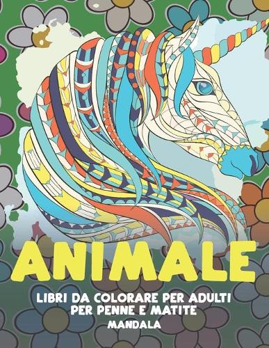 Libri da colorare per adulti per penne e matite - Mandala - Animale