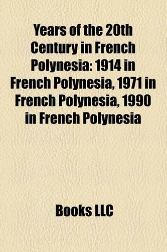 Years of the 20th Century in French Polynesia