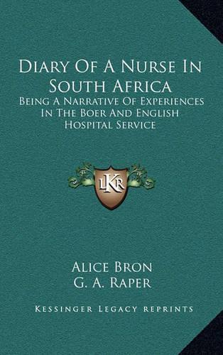 Diary of a Nurse in South Africa