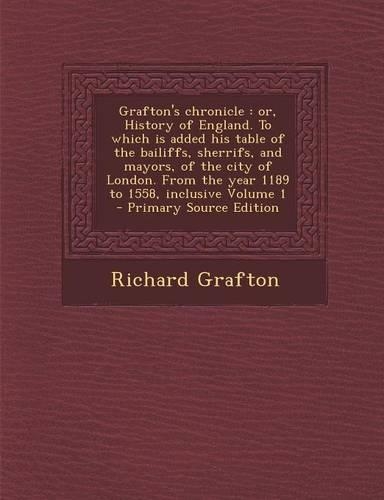 Grafton's Chronicle