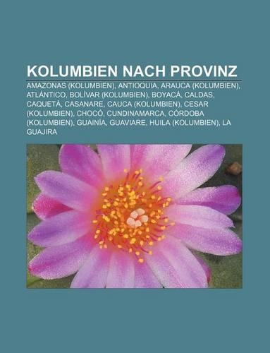 Kolumbien Nach Provinz