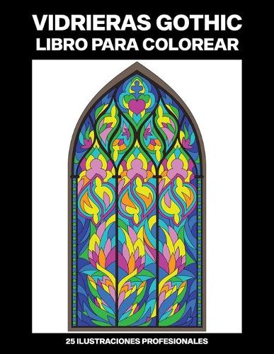 Vidrieras Gothic Libro para Colorear