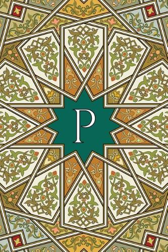 Monogram P Any Day Planner Notebook