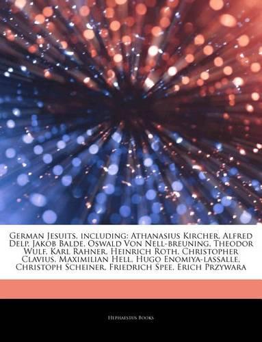 Articles on German Jesuits, Including