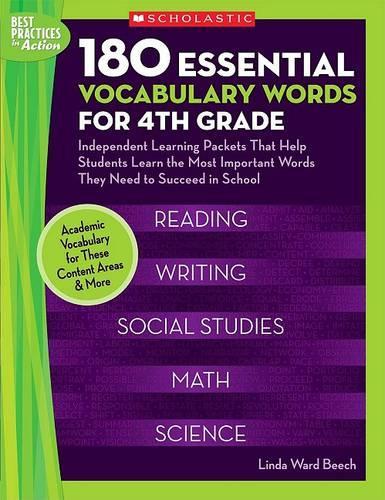 180 Essential Vocabulary Words for 4th Grade
