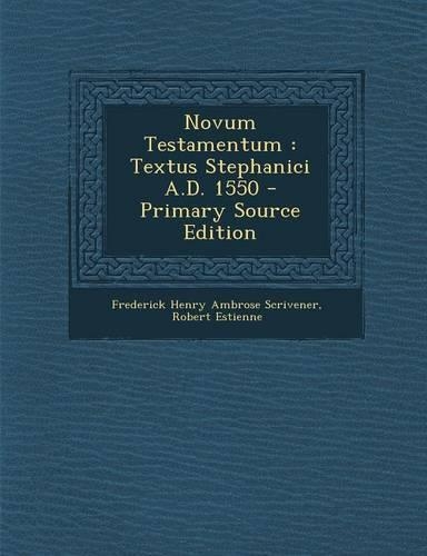 Novum Testamentum