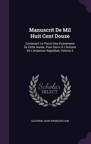 Manuscrit de Mil Huit Cent Douze