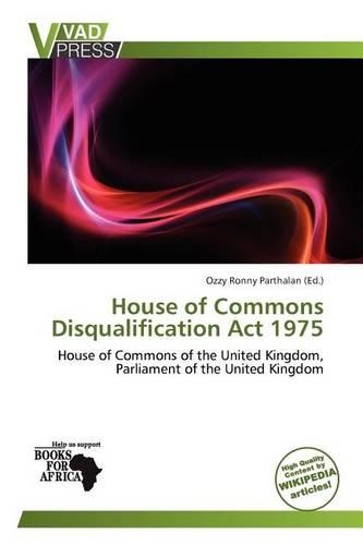 House of Commons Disqualification ACT 1975