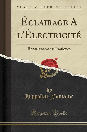 Éclairage a l'Électricité