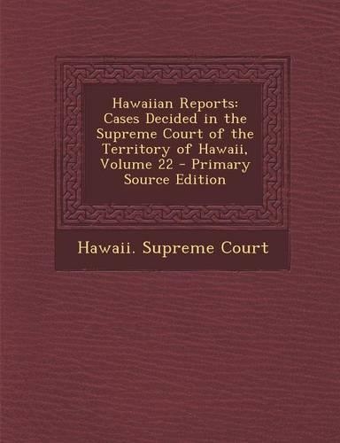 Hawaiian Reports