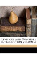 Leviticus and Numbers