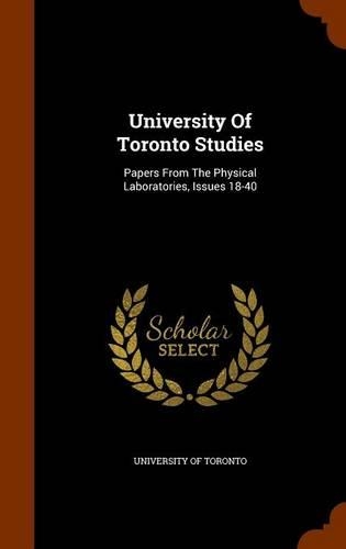 University Of Toronto Studies