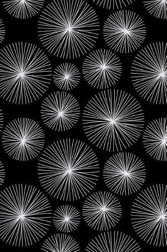 Bullet Journal Notebook Watercolor Dandelion Puff Balls Pattern 7