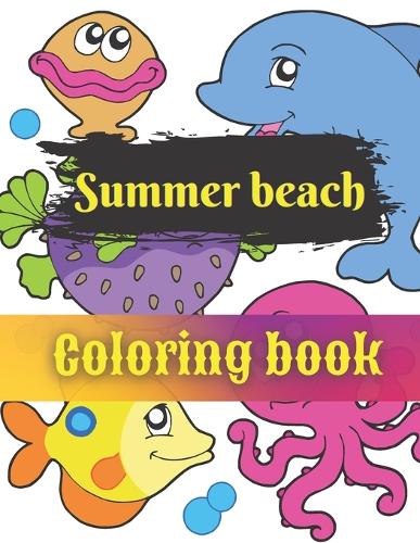 Summer Beach Coloring Book
