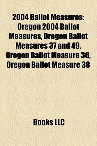 2004 Ballot Measures