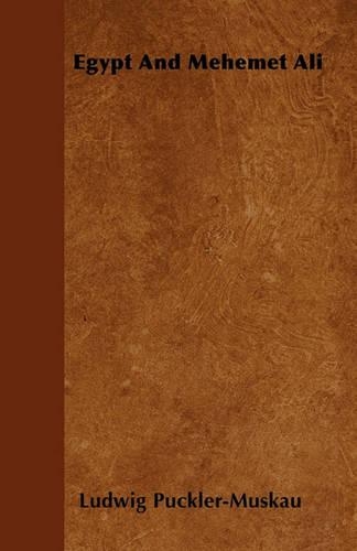 Egypt And Mehemet Ali