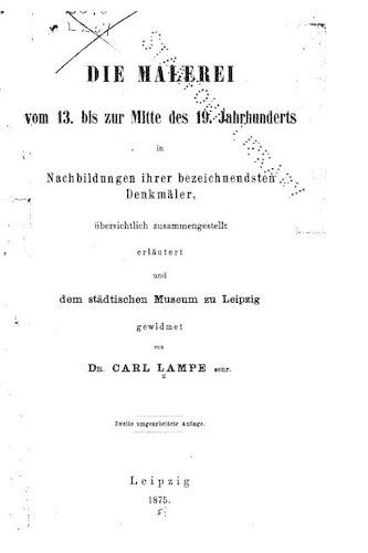 Die Malerei vom 13. Bis zur Mitte des 19. Jahrhunderts