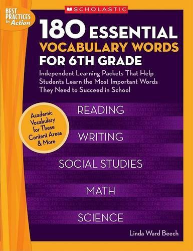 180 Essential Vocabulary Words for 6th Grade
