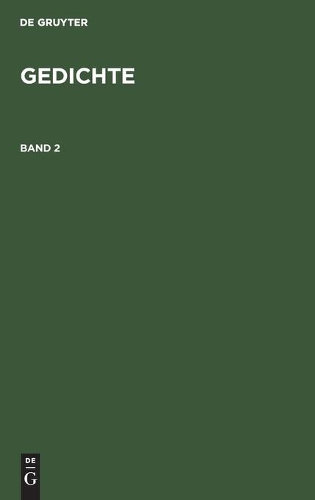 Gedichte. Band 2