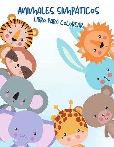 Libro para colorear de animales lindos para niños