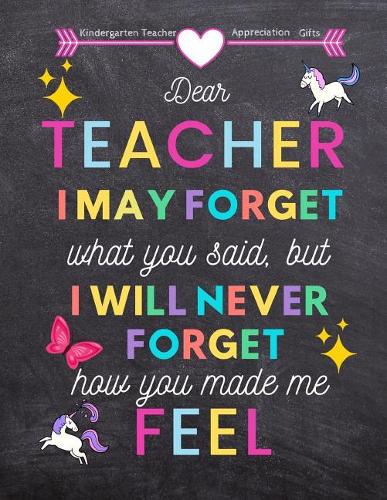 Kindergarten Teacher appreciation gifts