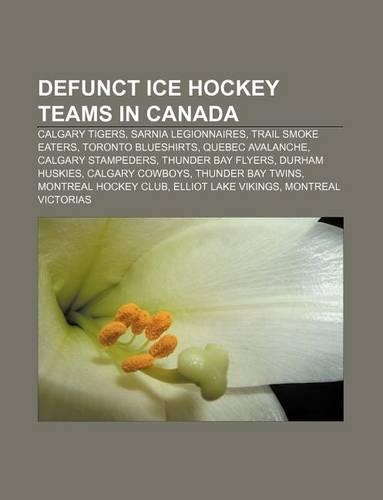 Defunct Ice Hockey Teams in Canada