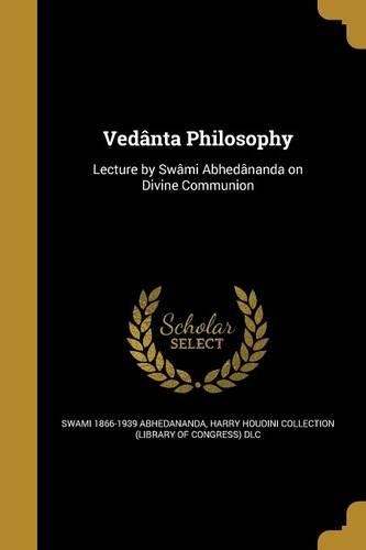 Vedânta Philosophy